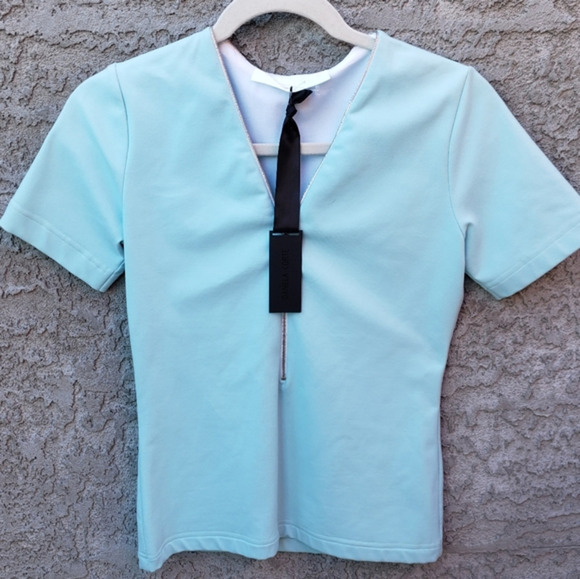 Daniela Corte Front Zipper blouse - Picture 1 of 5